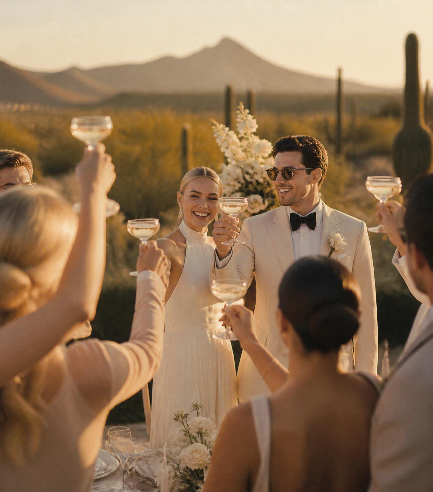 Elegant coupe cocktail with dried floral